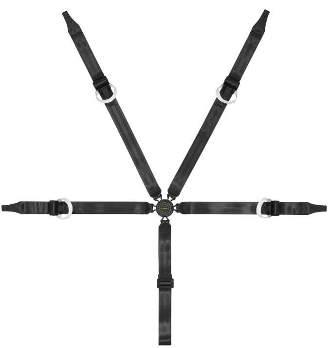 5-point crew/passenger harness restraint system