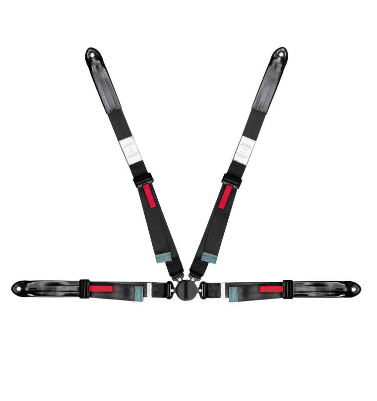 4pt static harness with push button buckle